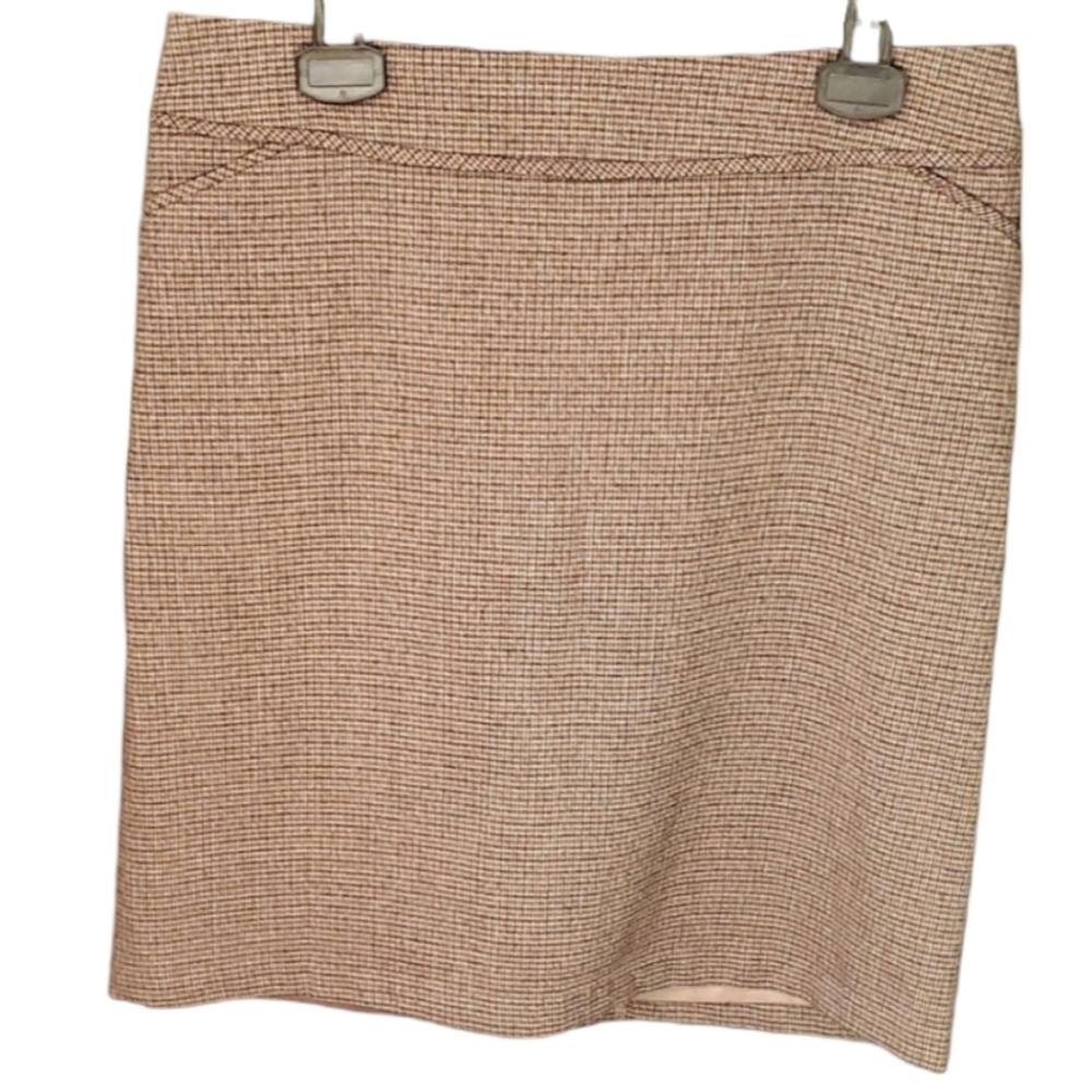 NWOT Reitmans Brown Lined Pencil Skirt - Size 7